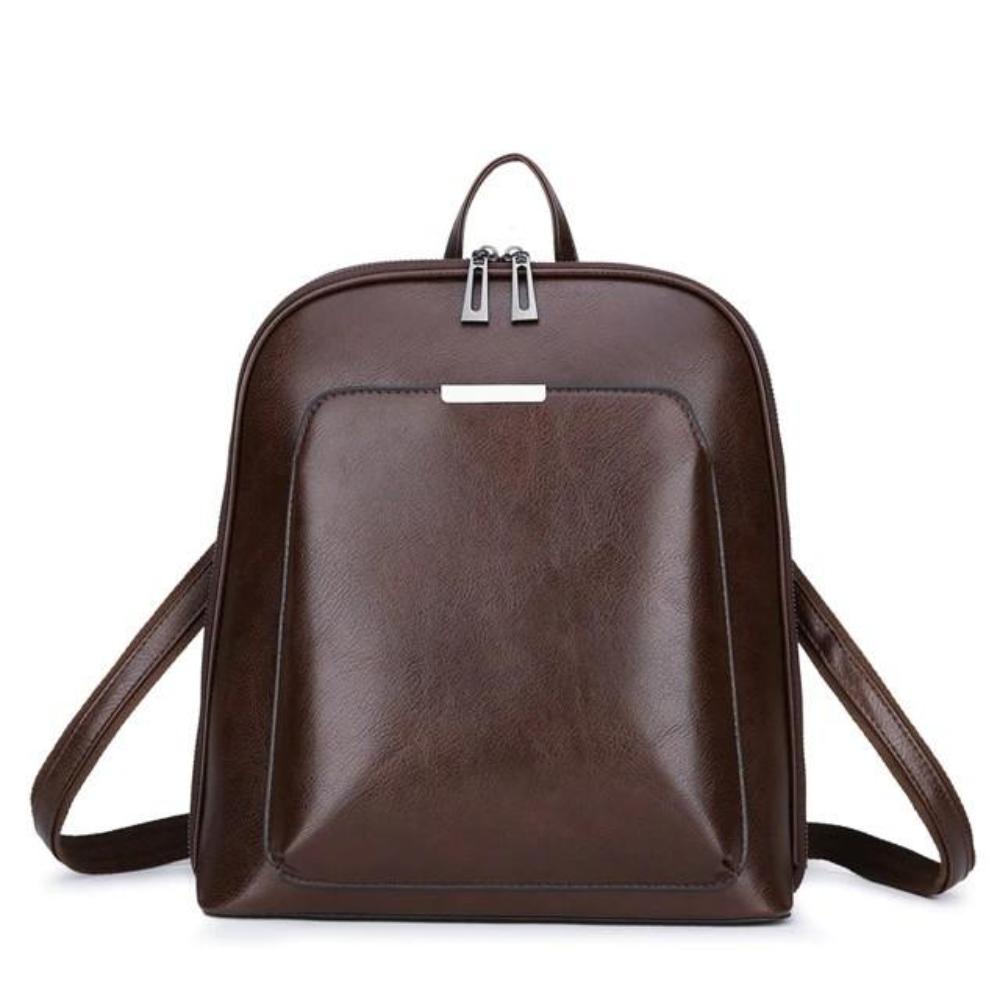 Christa | Klassischer Rucksack mit Doppelreißverschluss