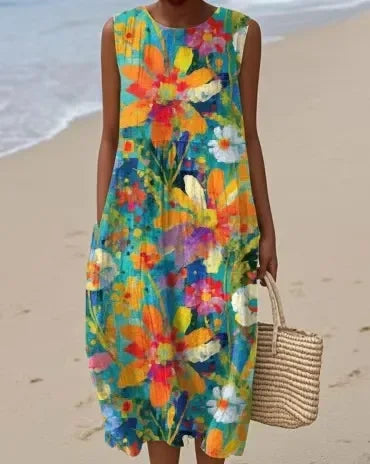 Denise | Alltags Midi Kleid