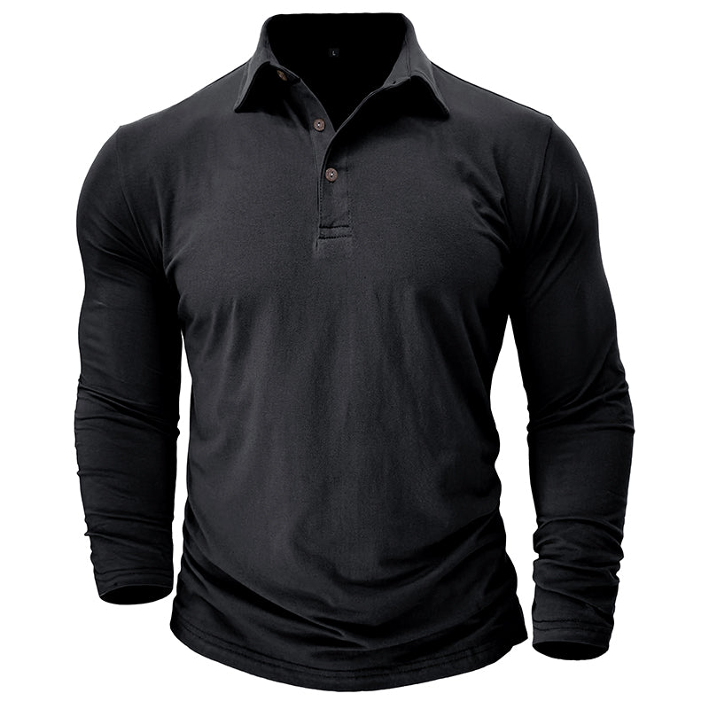 Modernes Langarm-Polo