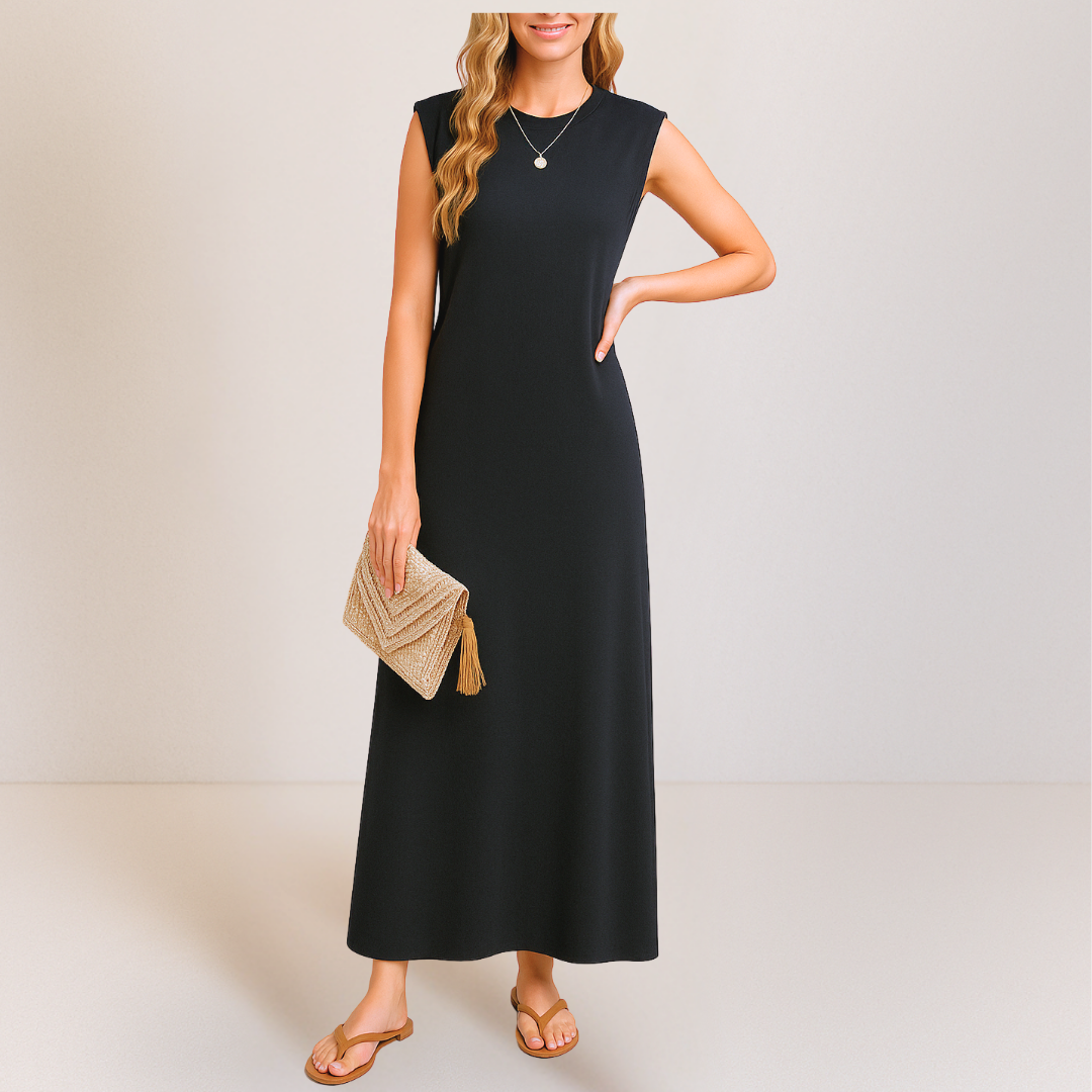 Emma™ | Elegantes langes Kleid mit fließender Silhouette