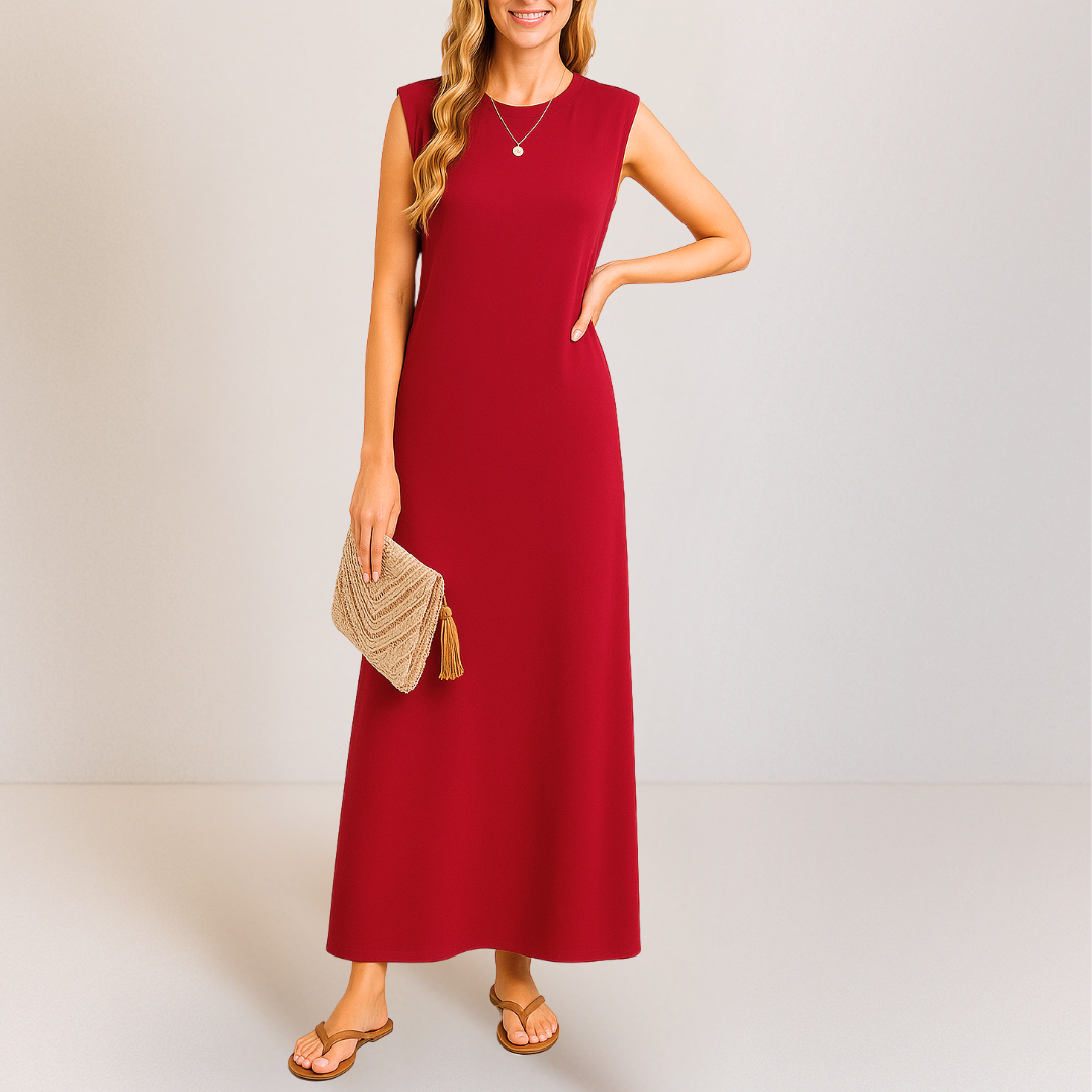 Emma™ | Elegantes langes Kleid mit fließender Silhouette