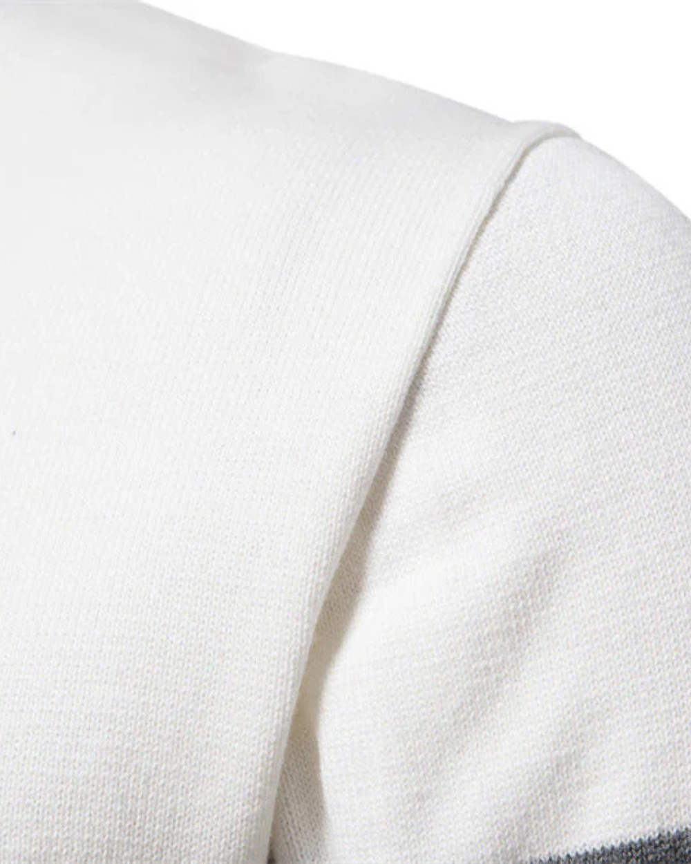 Frederico Gemusterter Baumwoll-Zip-Pullover