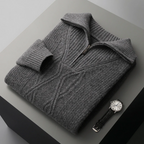 Taranto Merino-Wolle-Zip-Pullover