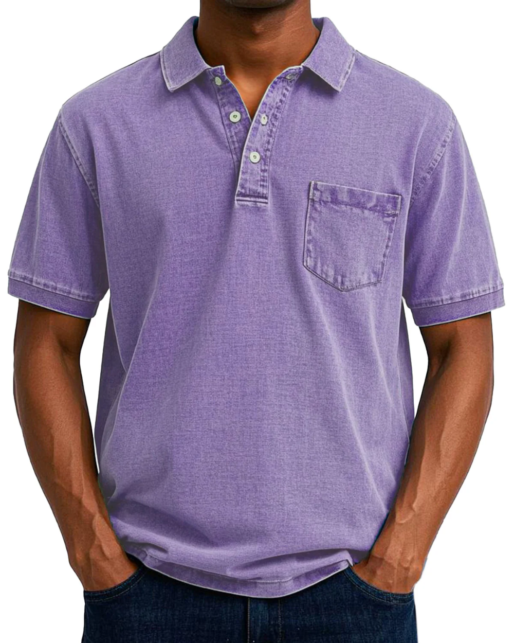 Vintage-Herren-Polo