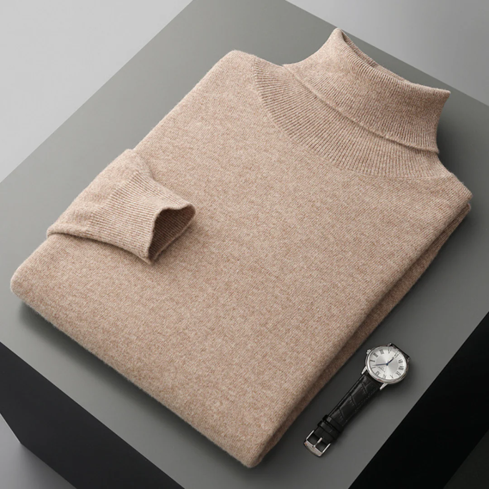 Cagliari Merino-Wolle-Rollkragenpullover