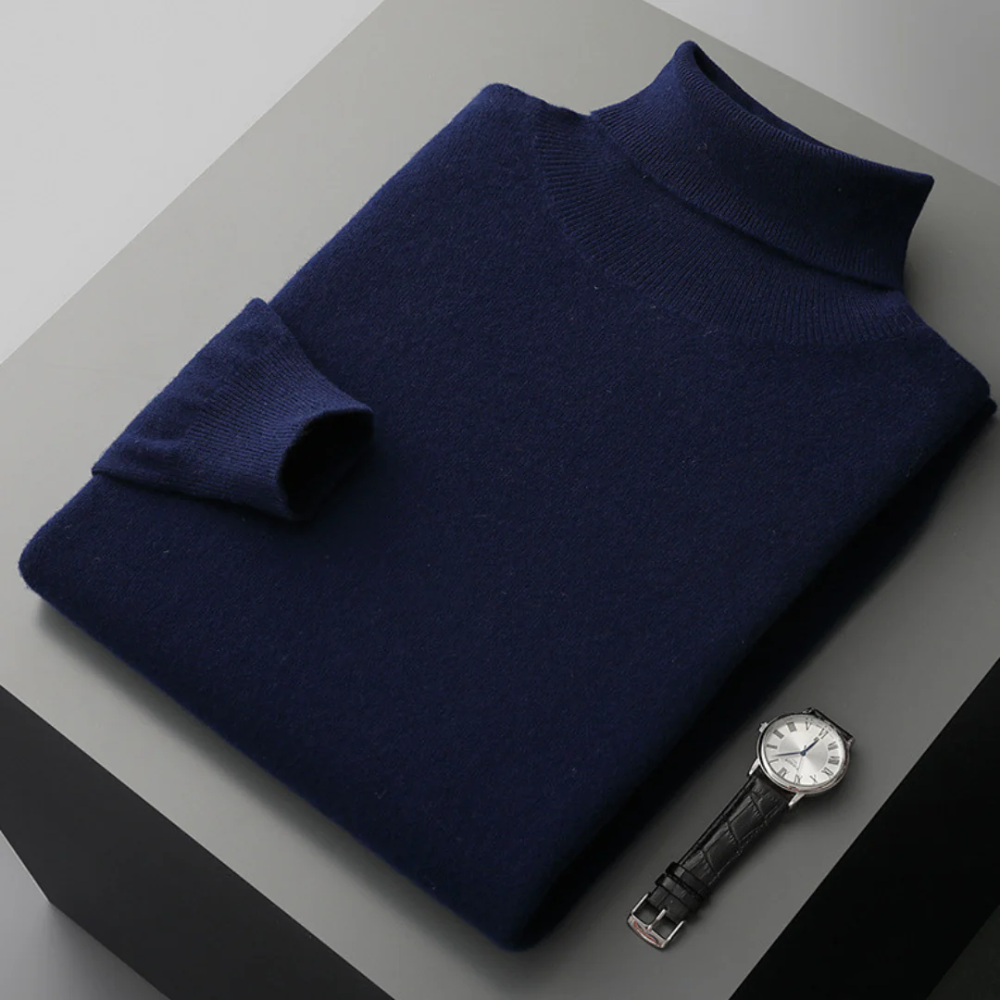 Cagliari Merino-Wolle-Rollkragenpullover