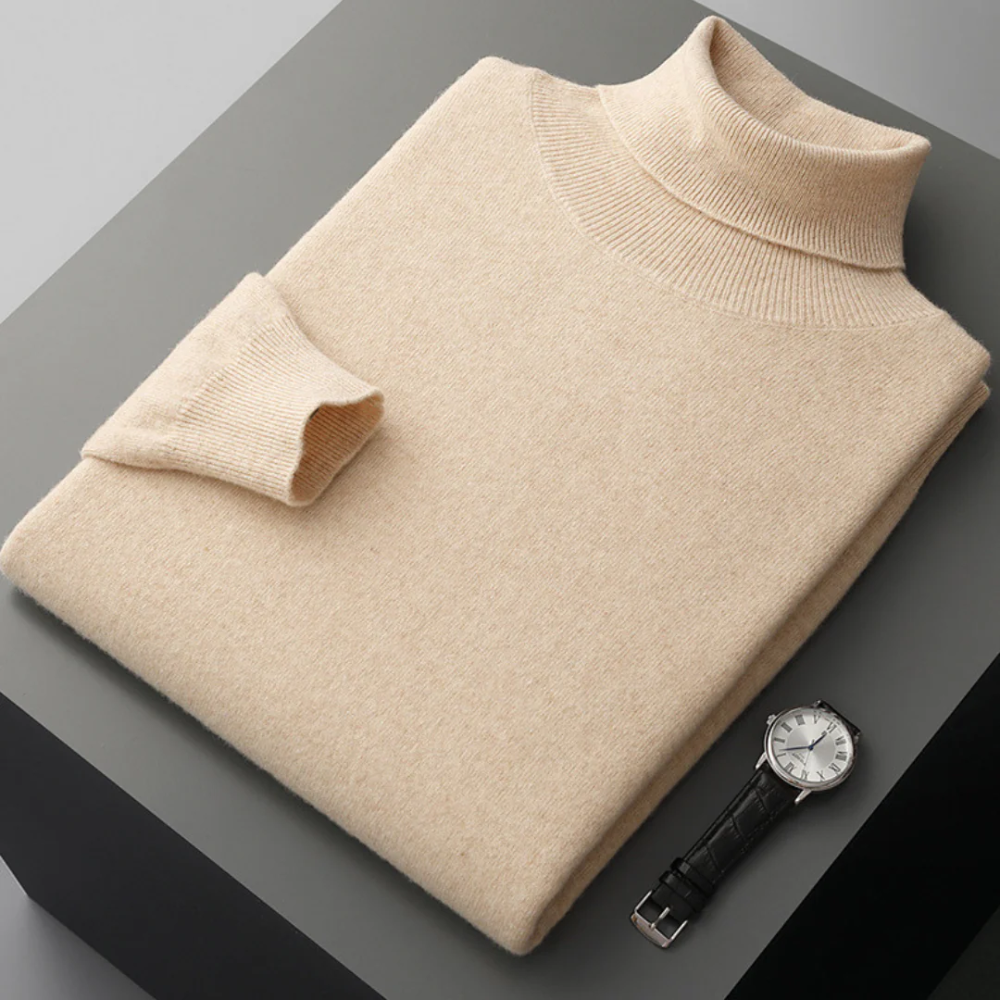 Cagliari Merino-Wolle-Rollkragenpullover