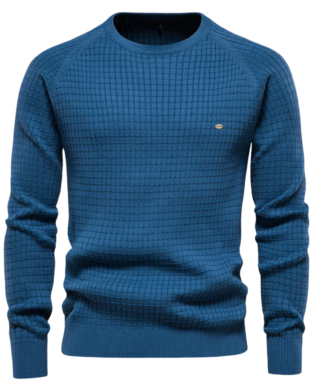 Herren-Pullover mit Gittermuster