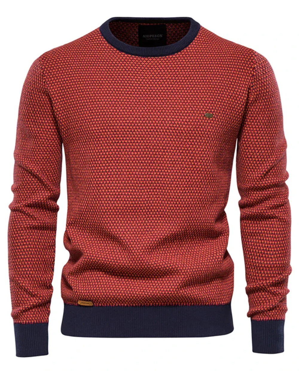 Herren-Karierter Pullover