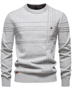 Herren-Pullover mit Karomuster
