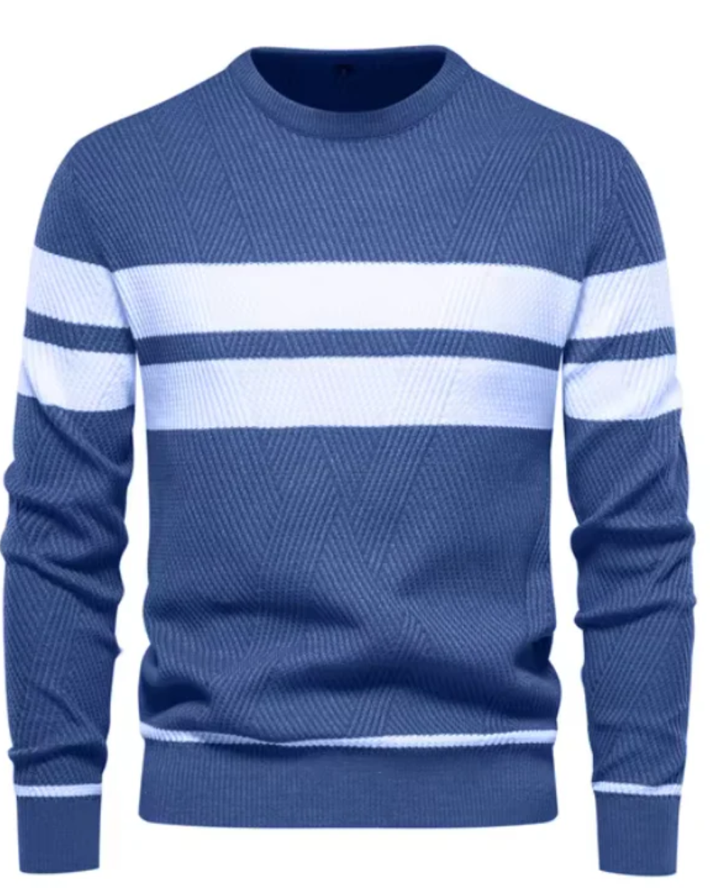Stilvoller Herren-Pullover mit Streifen