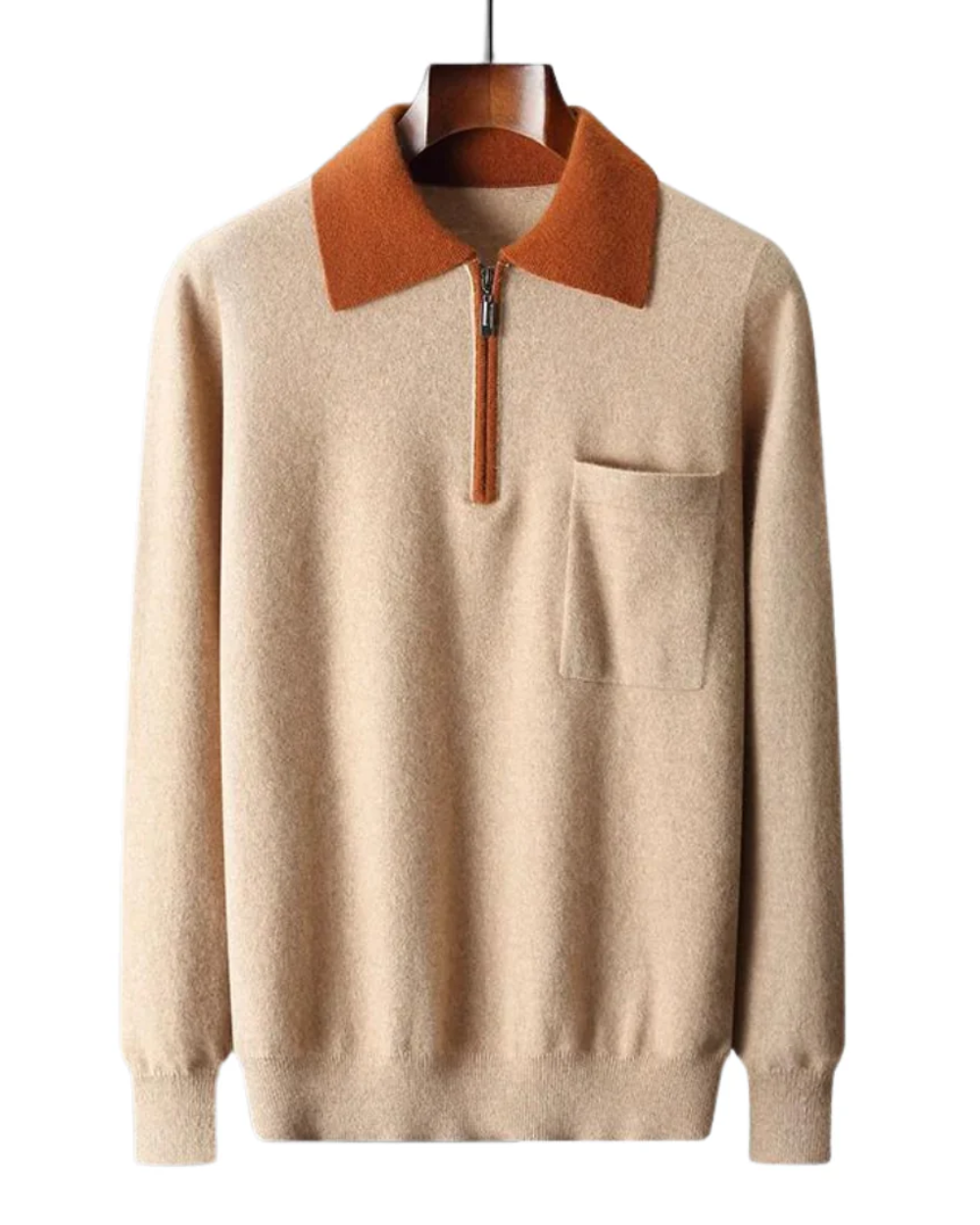 Castelle Kaschmir-Zip-Polo