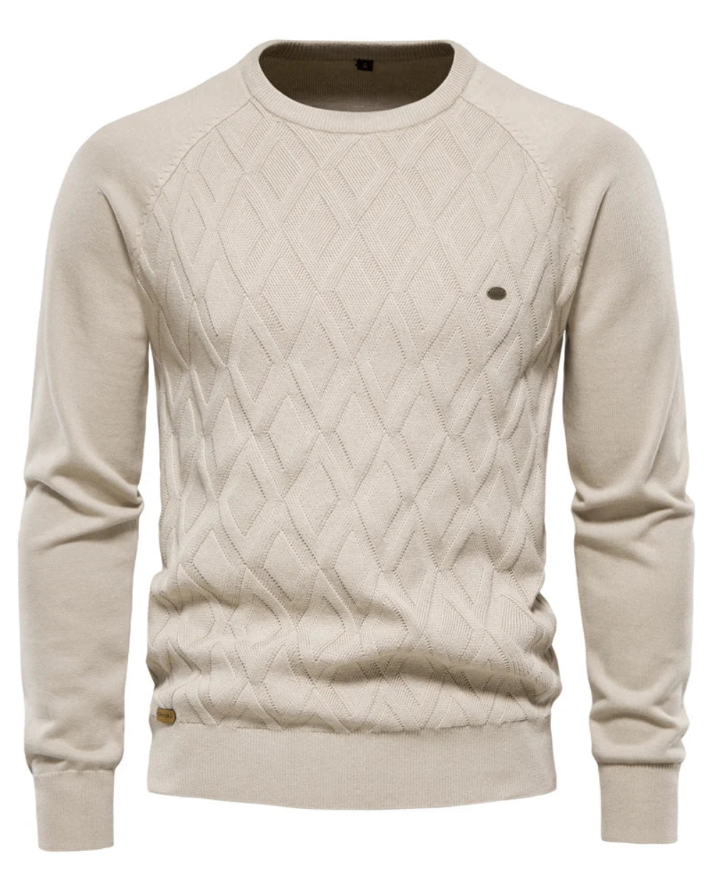 Herren-Pullover mit Karomuster V2