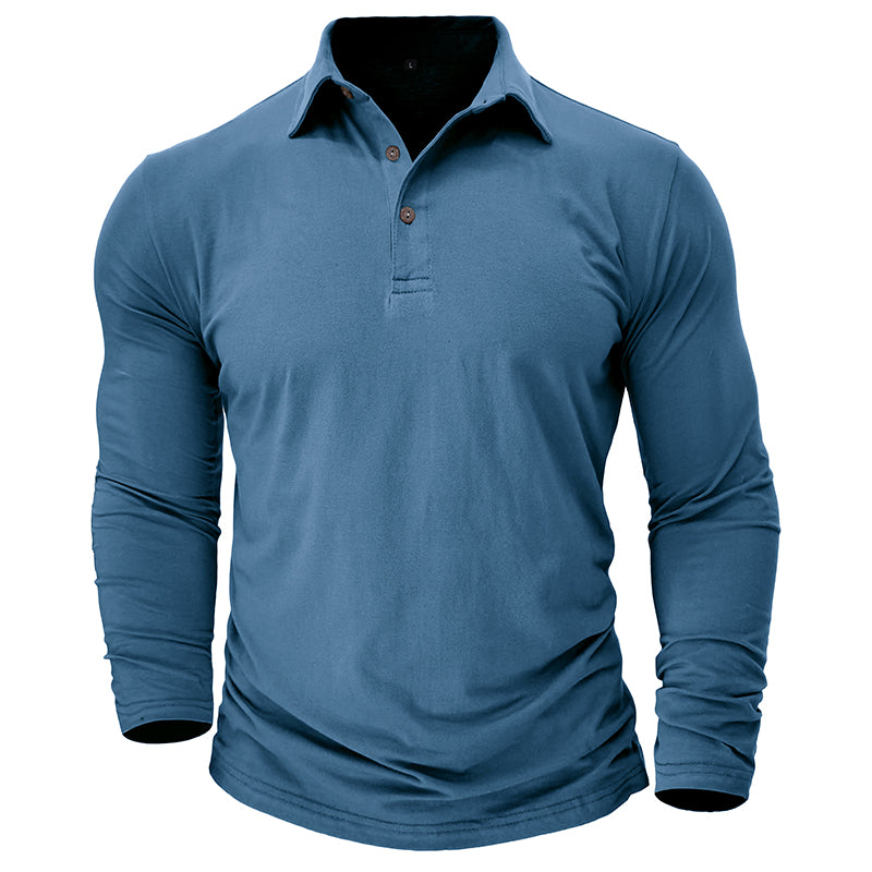 Modernes Langarm-Polo