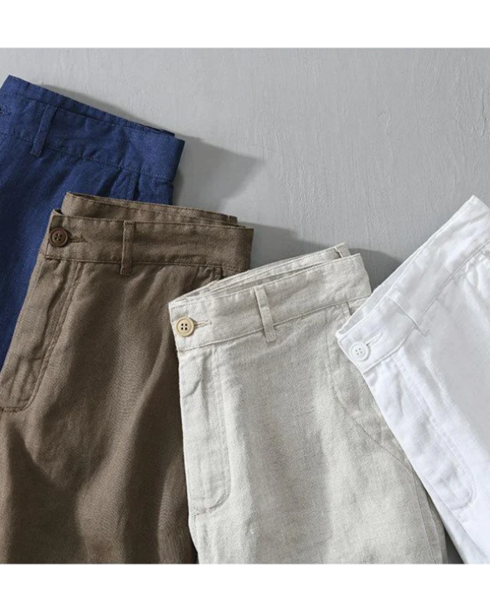 Lissabon Leinen-Shorts