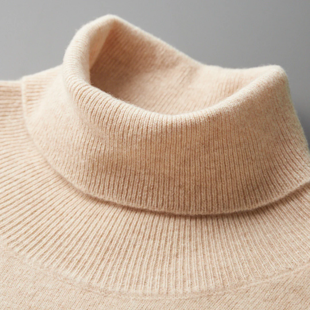 Cagliari Merino-Wolle-Rollkragenpullover