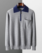 Castelle Kaschmir-Zip-Polo