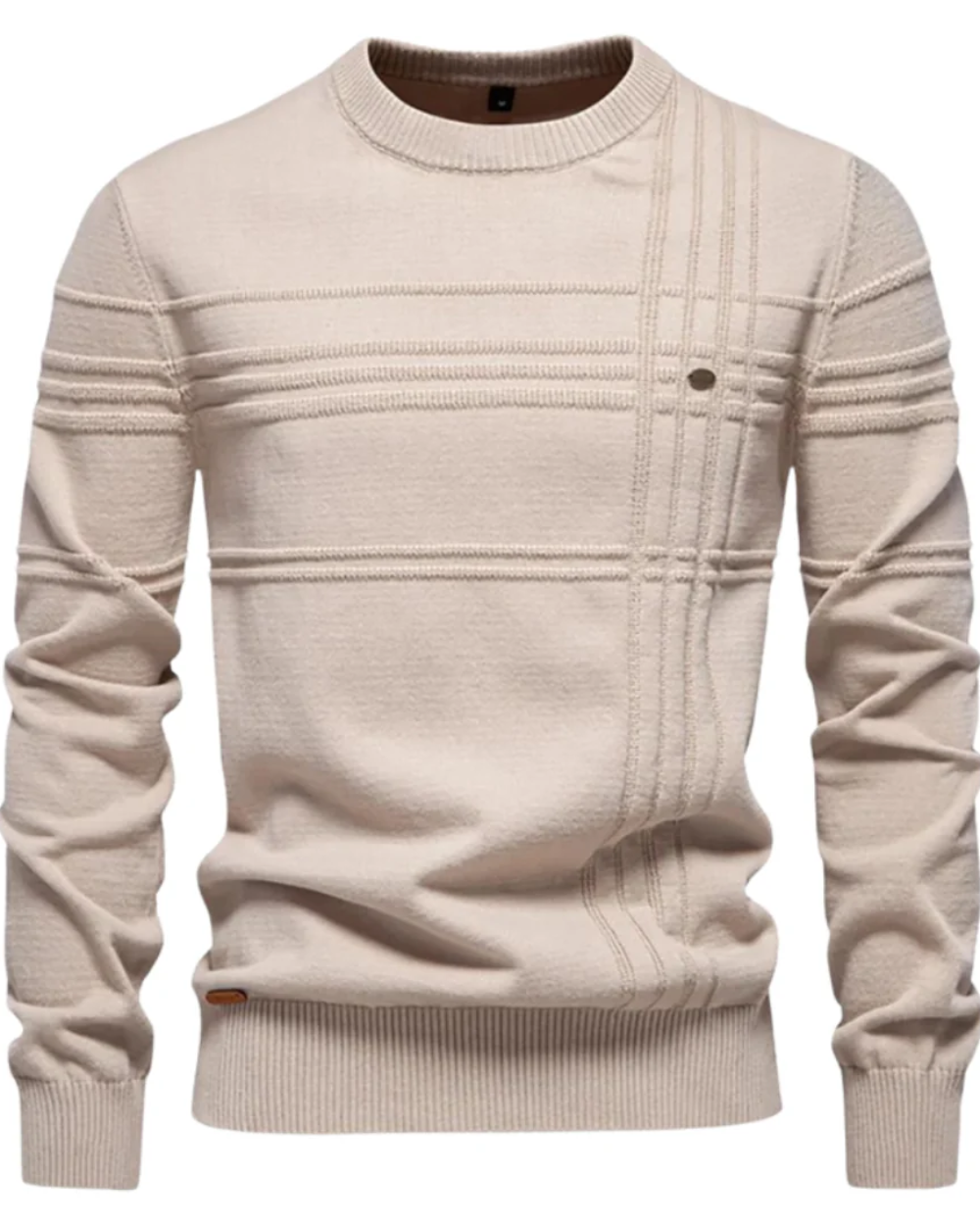 Herren-Pullover mit Karomuster