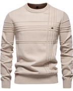 Herren-Pullover mit Karomuster