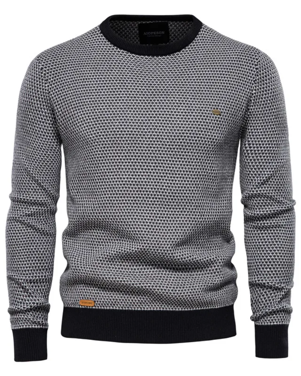 Herren-Karierter Pullover