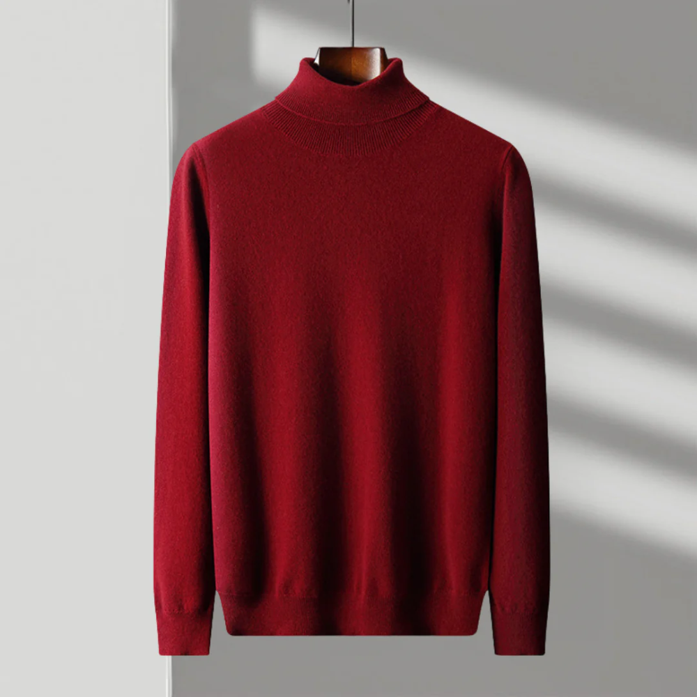 Cagliari Merino-Wolle-Rollkragenpullover