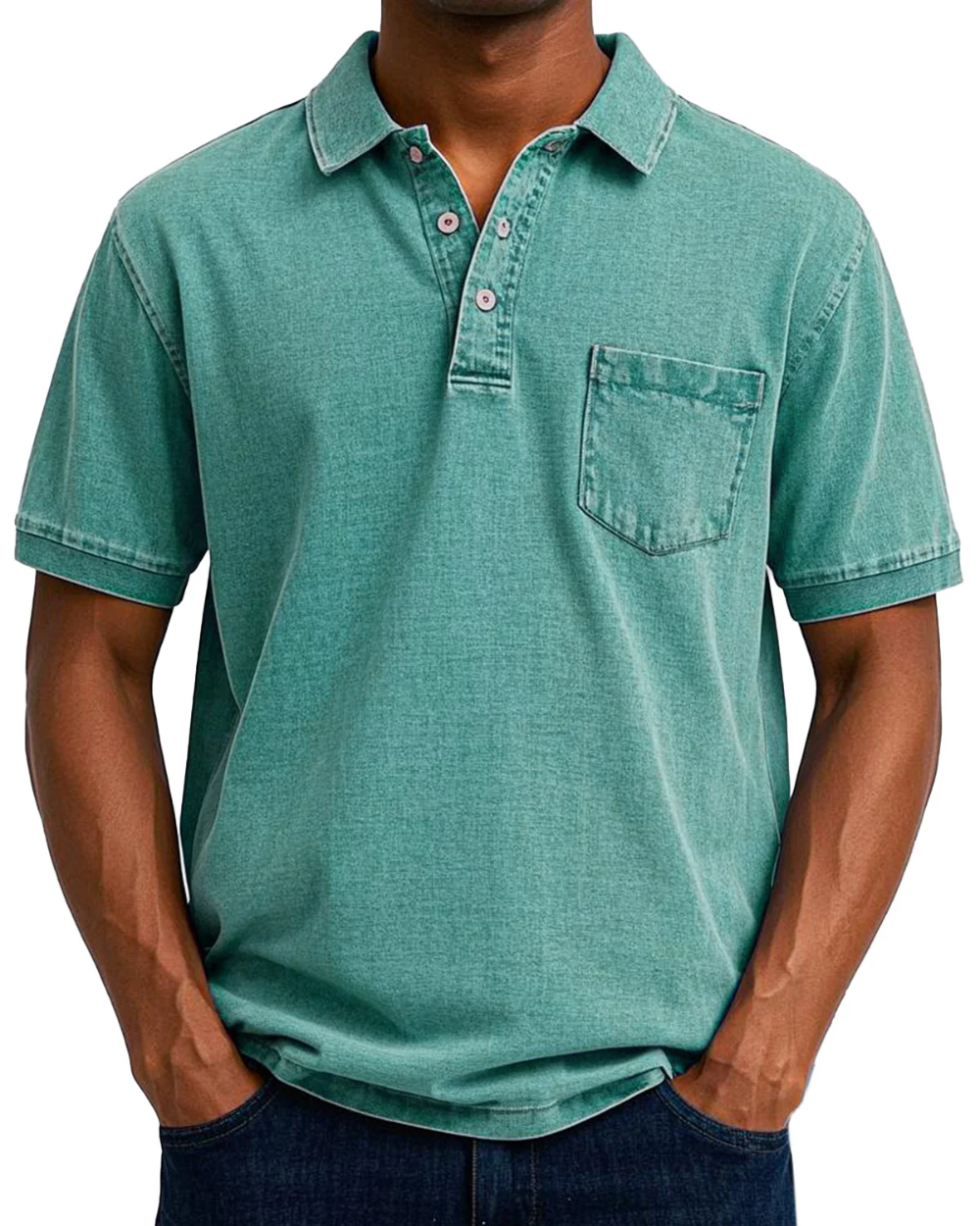 Vintage-Herren-Polo