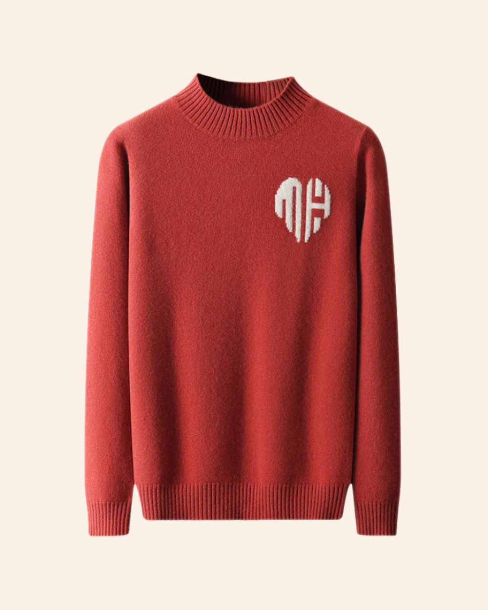 Bora Bora Kaschmir-Herz-Pullover