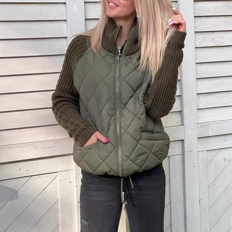 Nerida™ | Strickjacke mit Zopfmuster-Ärmeln