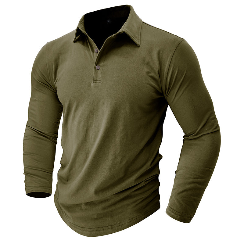 Modernes Langarm-Polo
