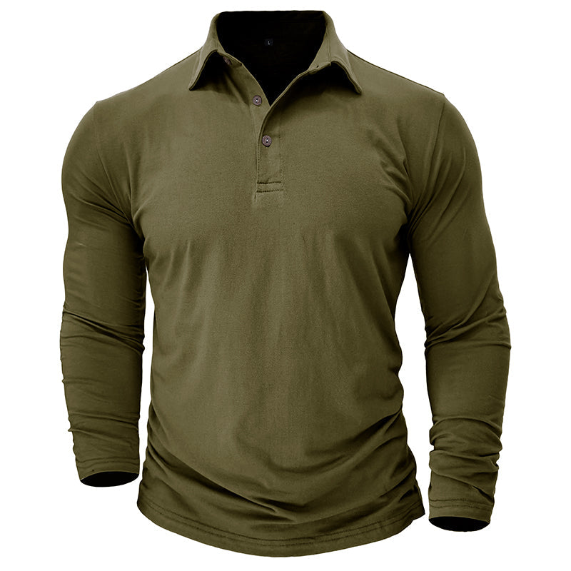 Modernes Langarm-Polo