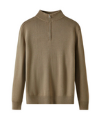 Capri Merino-Wolle-Zip-Pullover
