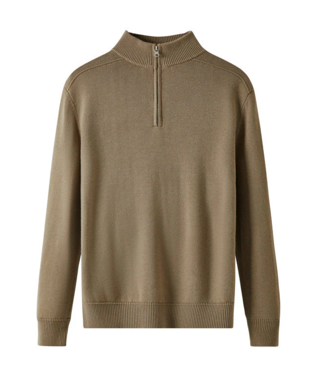 Capri Merino-Wolle-Zip-Pullover