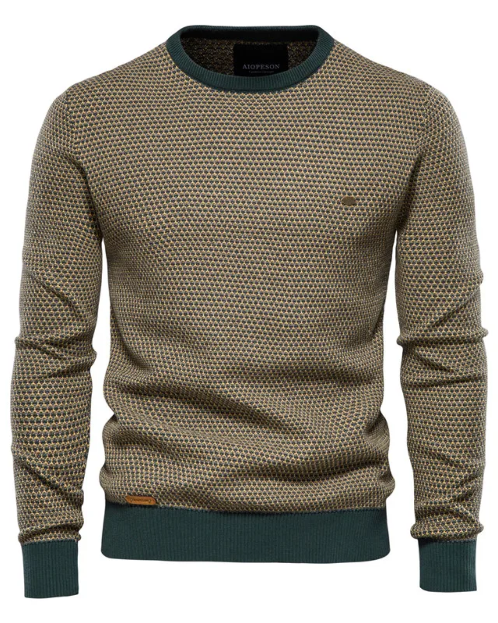 Herren-Karierter Pullover