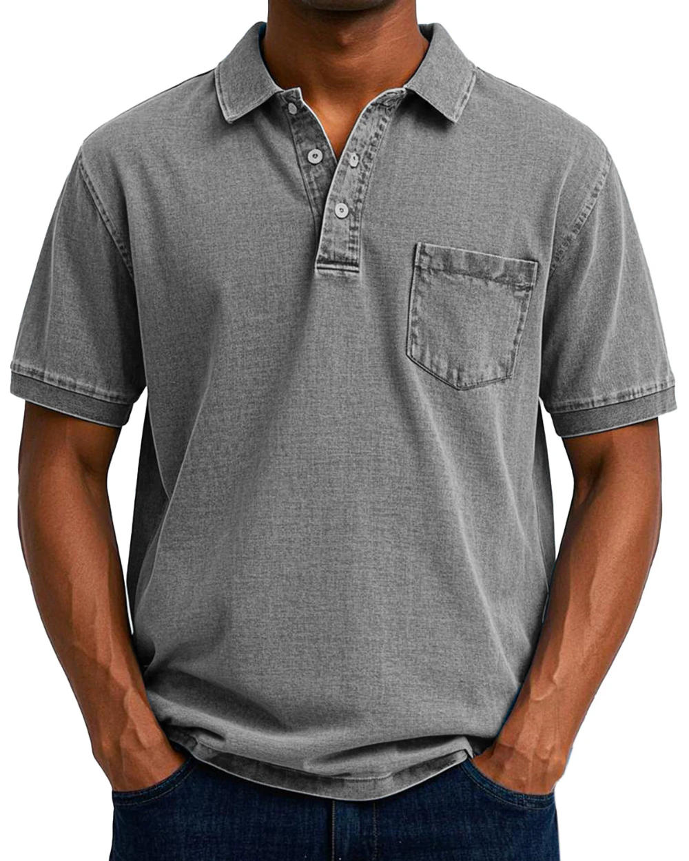 Vintage-Herren-Polo