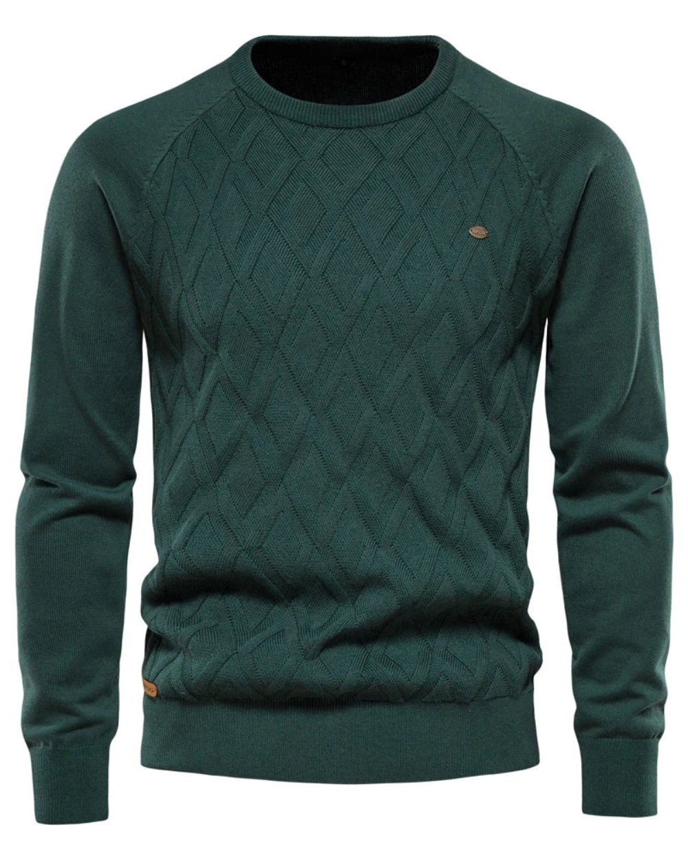 Herren-Pullover mit Karomuster V2