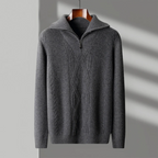 Taranto Merino-Wolle-Zip-Pullover