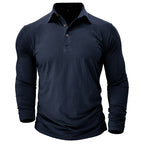 Modernes Langarm-Polo