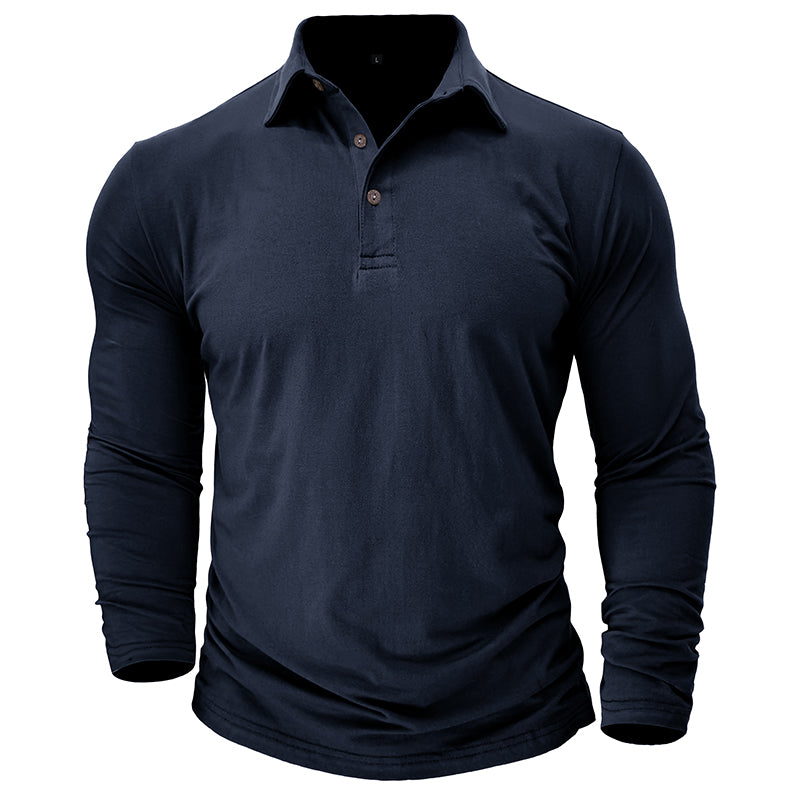 Modernes Langarm-Polo