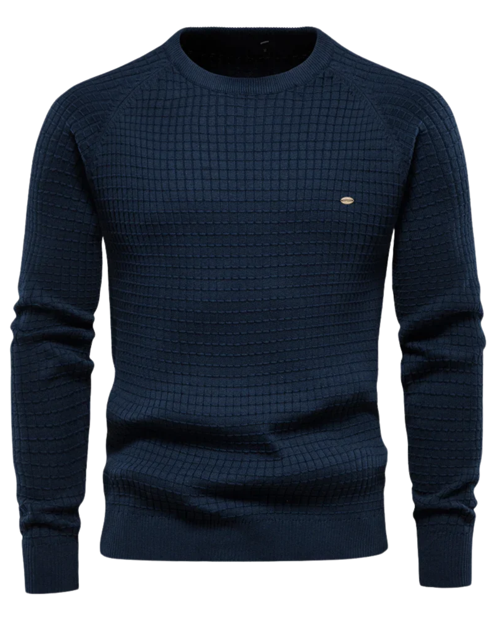 Herren-Pullover mit Gittermuster