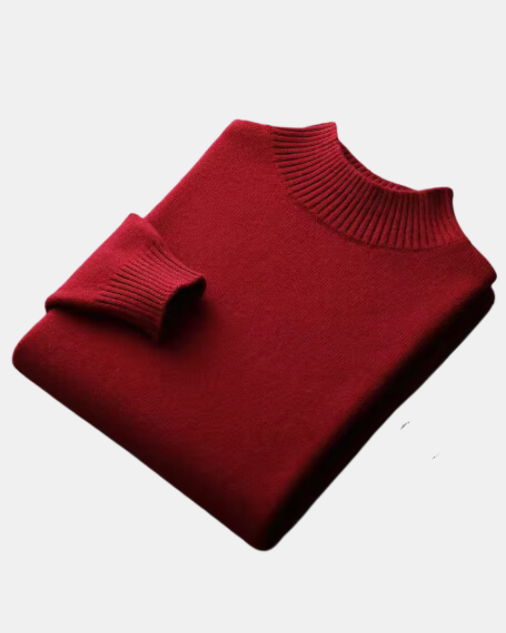 Mercurius Halber Rollkragen-Wollpullover