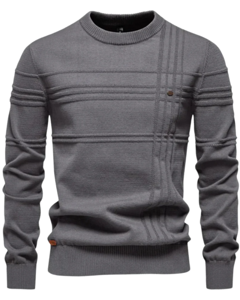 Herren-Pullover mit Karomuster