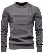 Herren-Pullover mit Karomuster