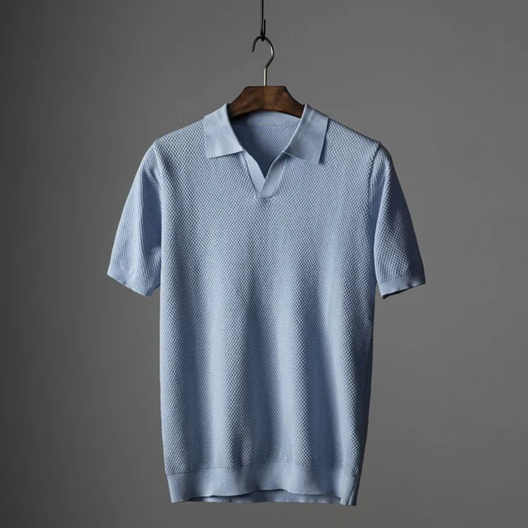 Mailand Lässiges Poloshirt