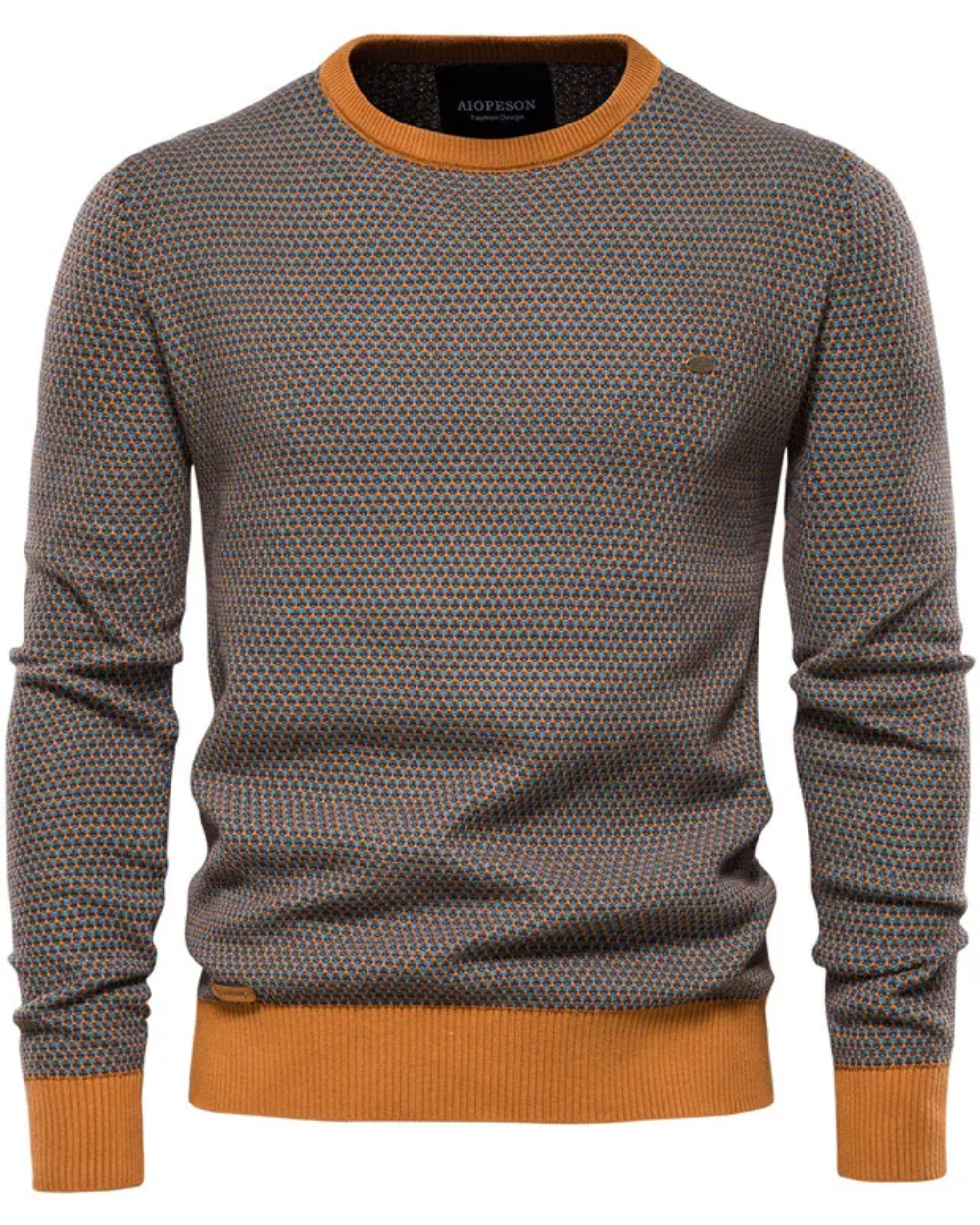 Herren-Karierter Pullover