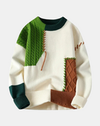 Amadeo Patchwork-Pullover