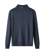 Capri Merino-Wolle-Zip-Pullover