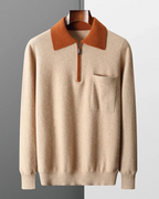 Castelle Kaschmir-Zip-Polo