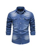 Denim-Hemd