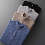 Deneb Gewebter Kaschmir-Half-Zip