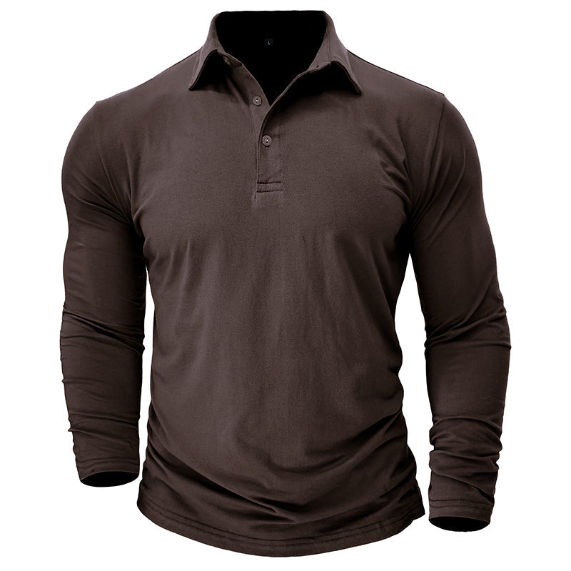 Modernes Langarm-Polo